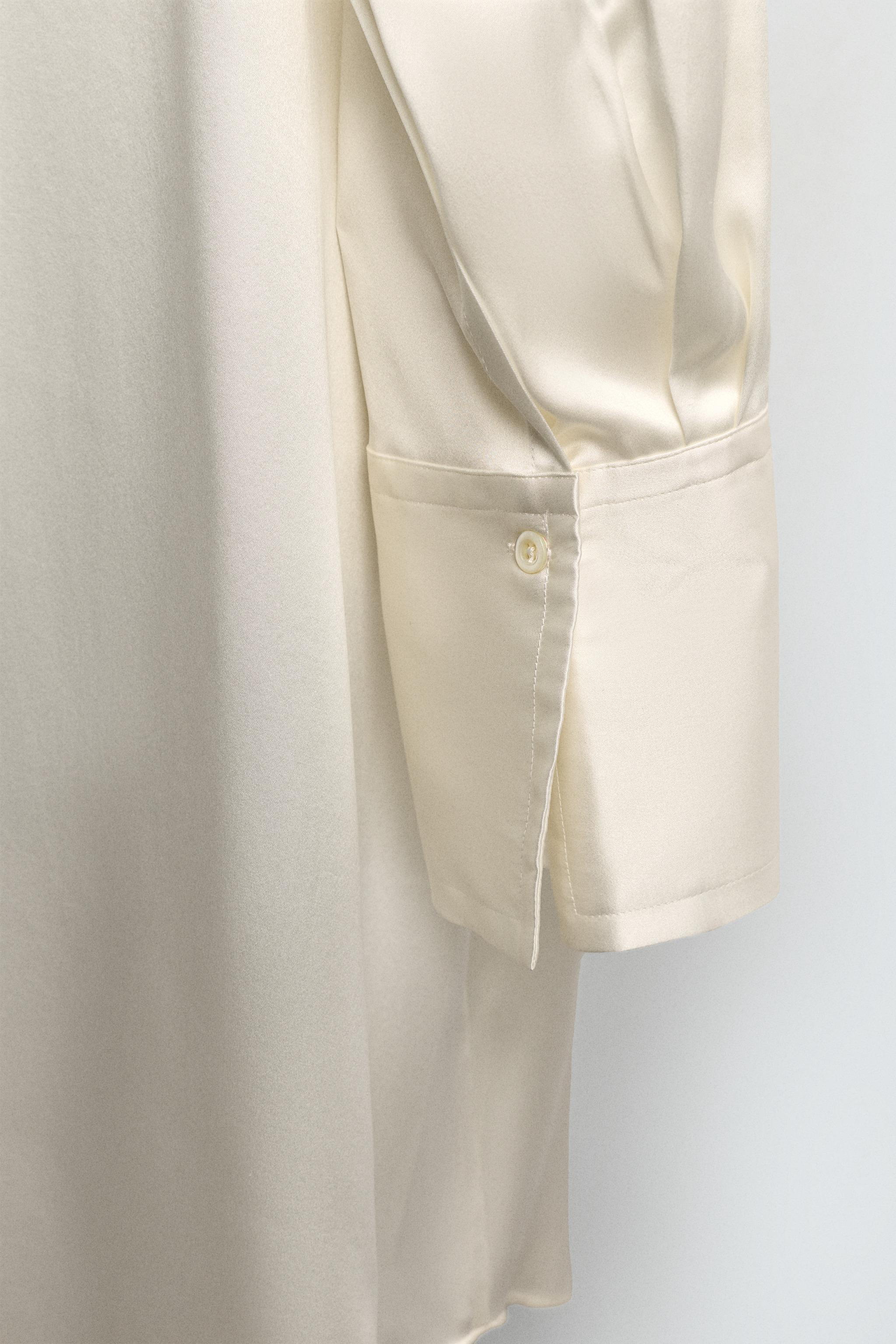 100% SILK PETER PAN PRINT SHIRT HARRY LAMBERT FOR ZARA X DISNEY